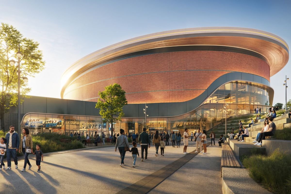 AI rendering of future Macon Arena (Courtesy: Macon-Bibb County).