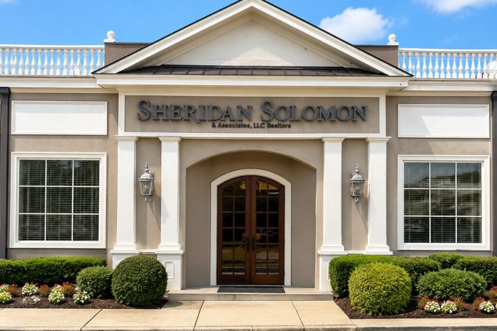 Sheridan Solomon & Associates office building in Macon, Georgia with landscaped entrance