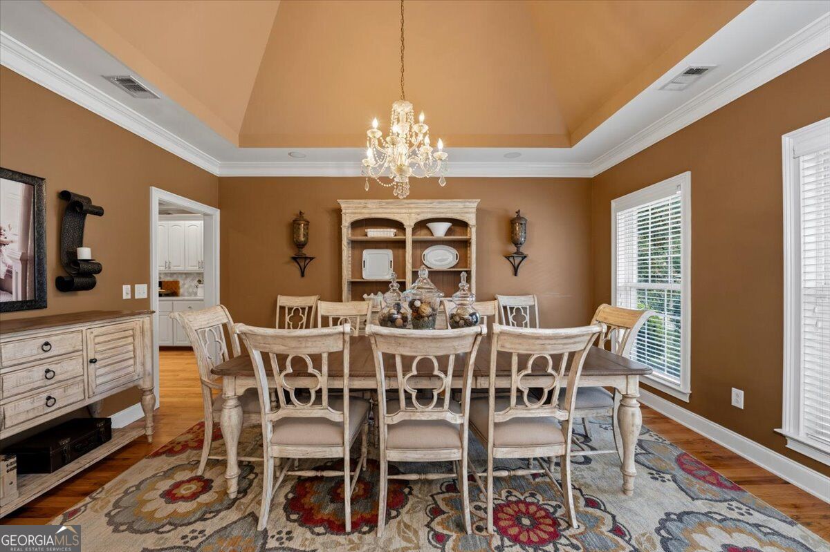 Formal dining room at 117 Lake Pointe Drive