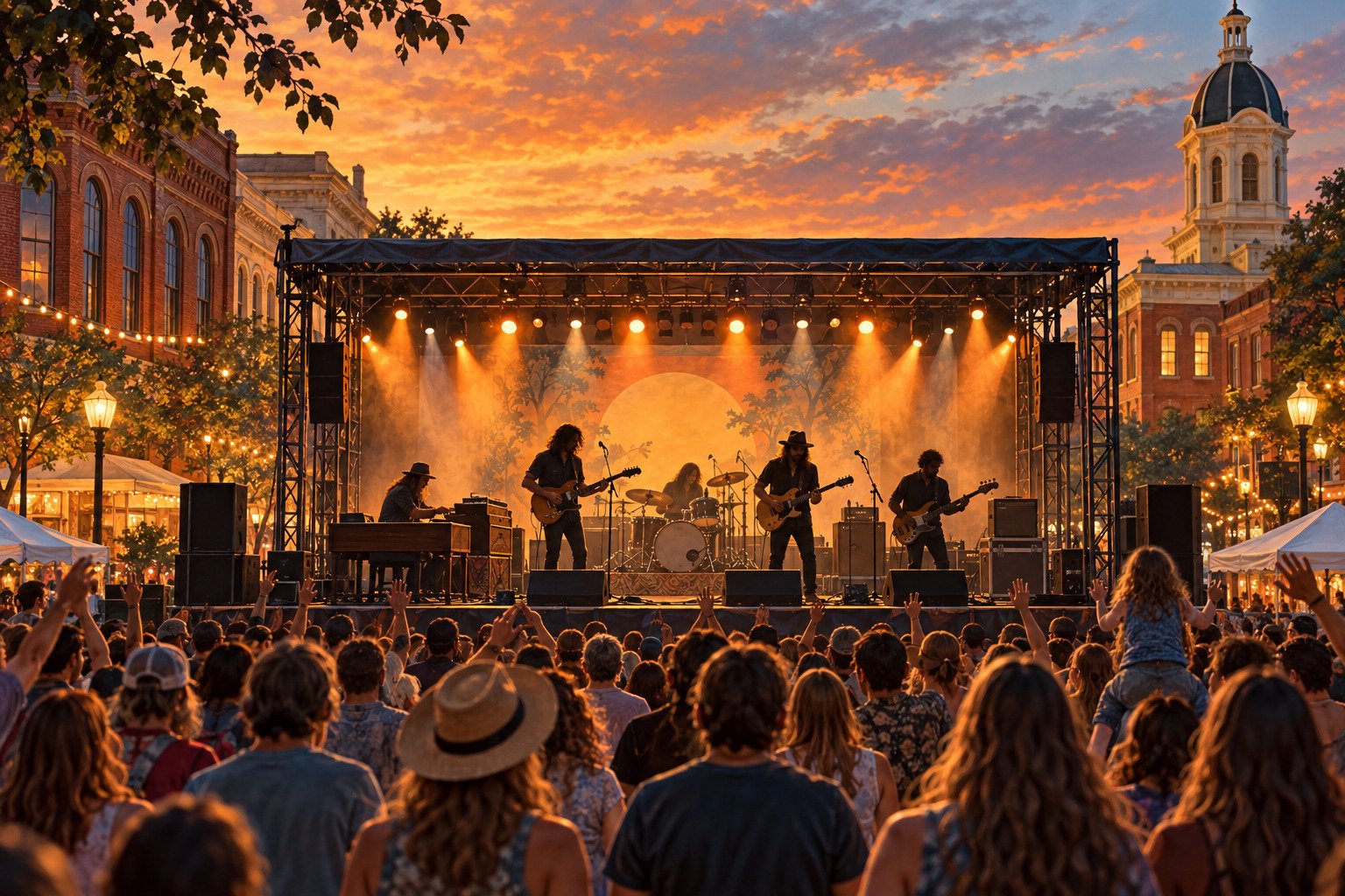 GABBAfest-inspired Southern rock concert in historic downtown Macon, Georgia